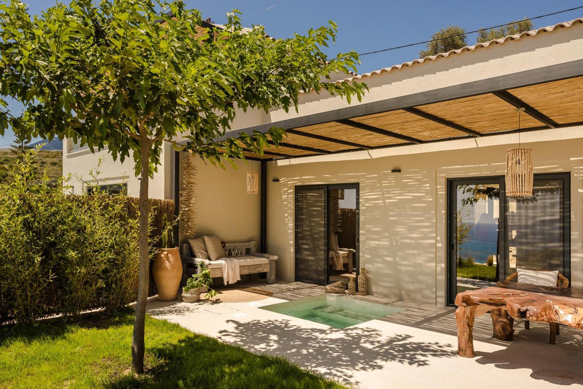 Hilaritas Luxury Suites Sea View, Private Pool & Jacuzzi Paradise Ratzaklíon Exterior foto